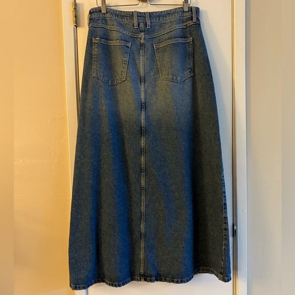 Free People We the Free Denim Maxi Skirt - Picture 4 of 9